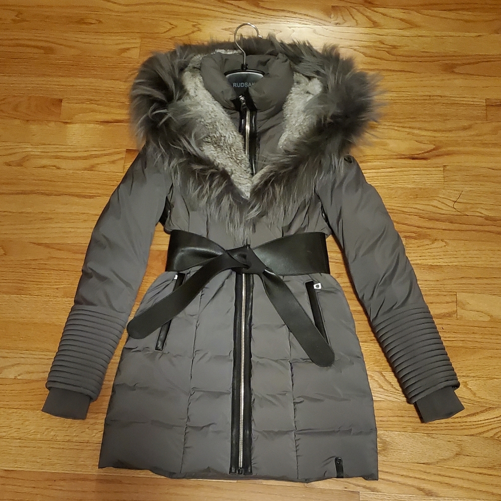 Rudsak MODA down puffer coat with fur